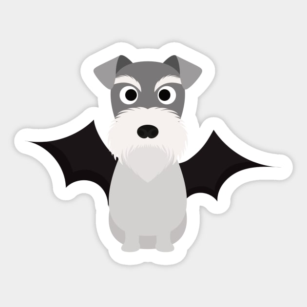 Schnauzer Halloween Fancy Dress Costume Sticker by DoggyStyles